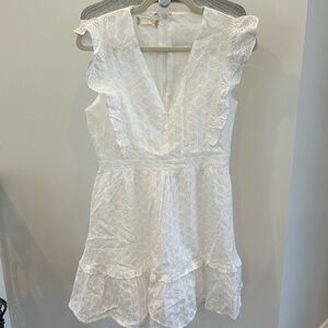 Altard State cotton white summer dress , medium , l graduation vacation NWT